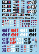 pub rally wrc f1 elf for renault alpine 1/43 decal decal easy installation