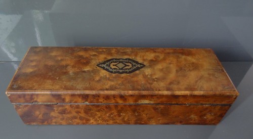 Boite gants marqueterie - boite, en