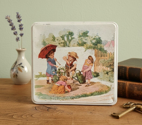 Boîte métal vintage - en,