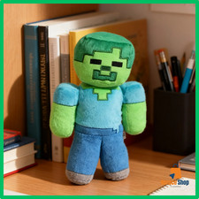 ✅ Peluche Minecraft Zombie 20cm Jouet Dessin Animé Enfant Cadeau