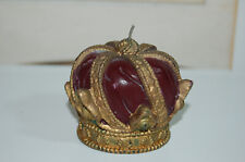 Ancienne bougie en forme de couronne royale , collection