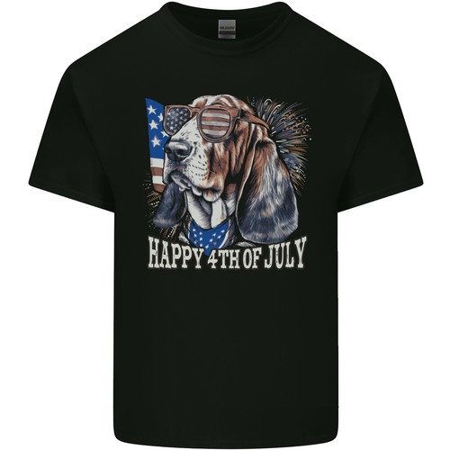 Basset hound 4th july - 4th, de