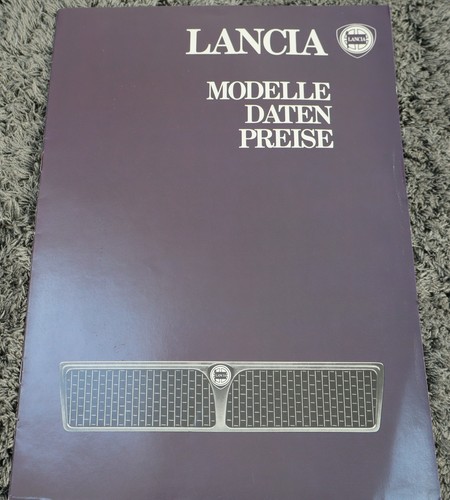 Brochure lancia program - program, 1983