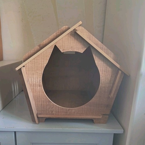 Maison pour chat bois - maison, en