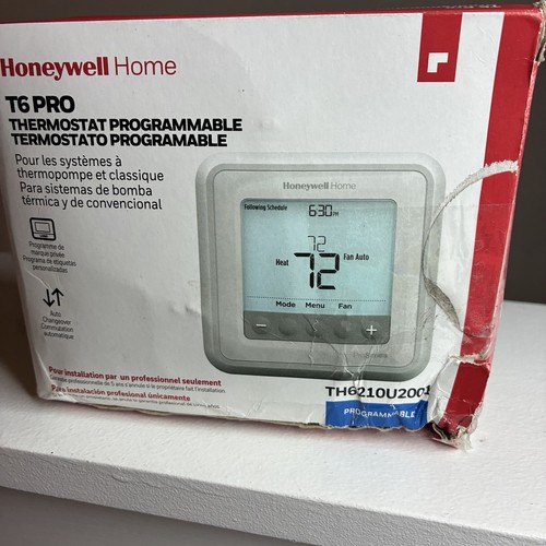 Honeywell th6210u2001 pro - honeywell,