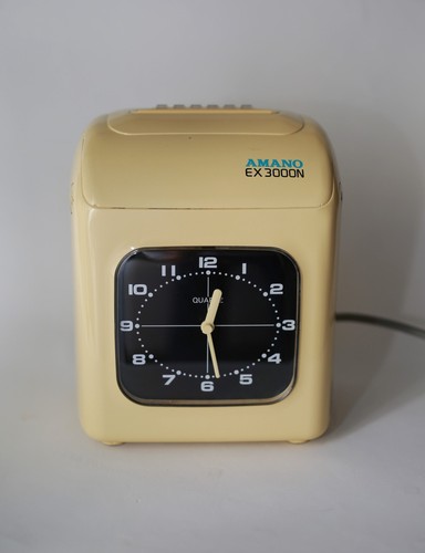 Horloge pointeuse usine - horloge,
