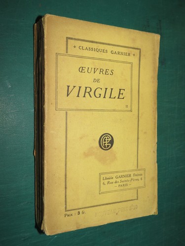 Oeuvres virgile ii - de,
