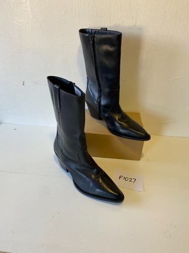 Bottes noires longueur mollet - bottes,