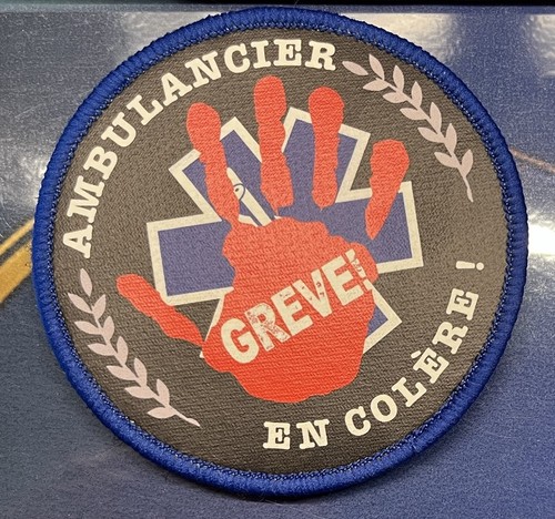 écusson ambulancier en - «,