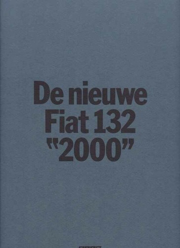 Catalogue brochure fiat 132 - fiat,