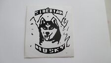 sticker vintage Siberian Husky