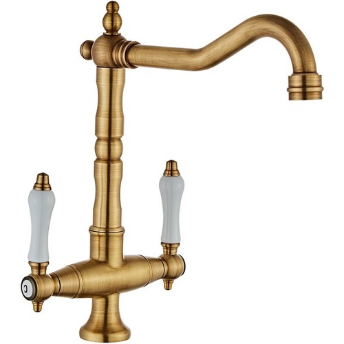 Ancien robinet lavabo cuivre