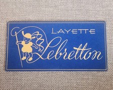 Plaque Publicitaire Layette