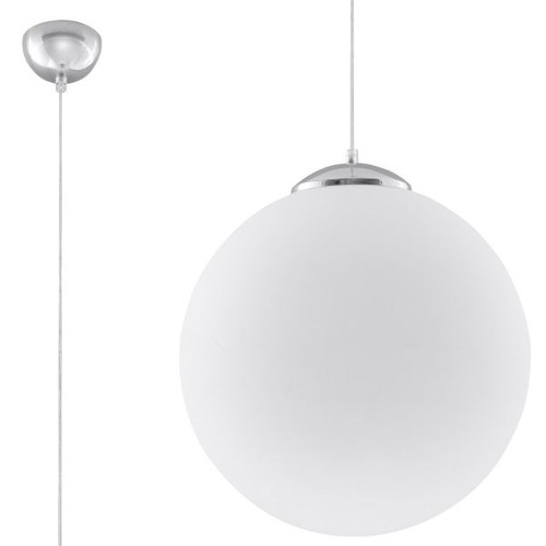 Suspension acier blanc chromé - suspension,