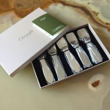 Christofle Silver Ice Cream Spoons Set of 5 Silver plated Tableware France　1box