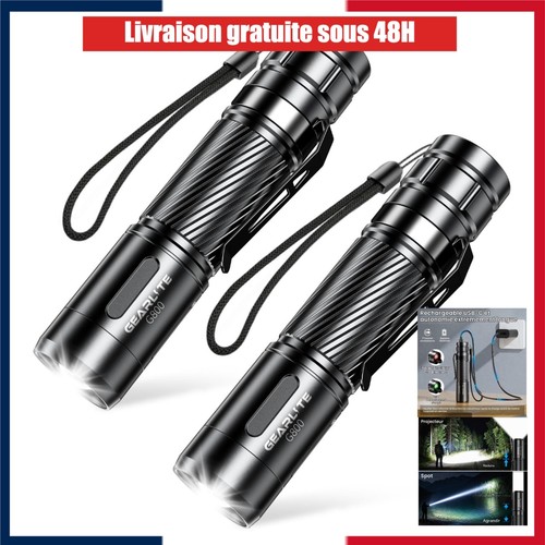 Lampe torche led rechargeable - lampe,