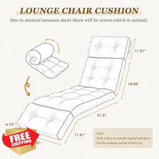 HCyopin Chaise Lounge Cushion