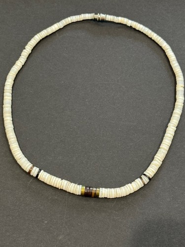 Collier vintage surfeur - , heishi