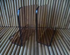 2 tablette étagère flottante design dlg Michel Dumas plexiglas altuglass vintage