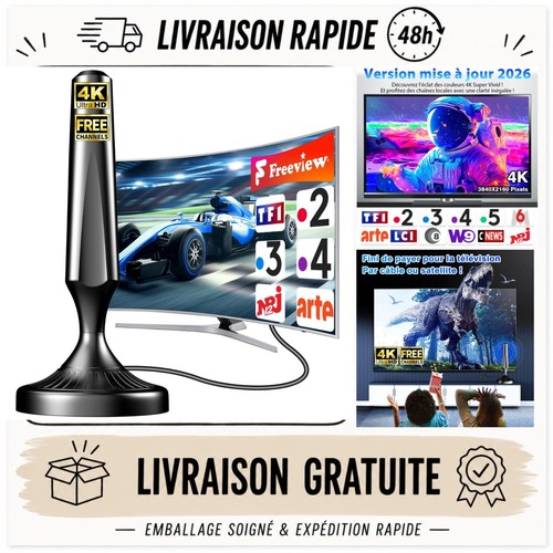 Antenne intérieure tnt - tv,