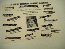 PETULA CLARK as a young child ...others Original LES REED 1967 promo trade advt