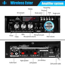 Etlephe Mini Audio Amplifier, AV-297BT 5.0 Stereo 300W+300W 2 Channel Hi-Fi