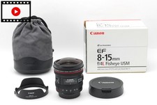 [Almost Unused in Box] Canon EF 8-15mm f/4 L Fisheye USM Zoom Lens From JAPAN