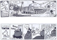 Parodie Tintin Dédicace