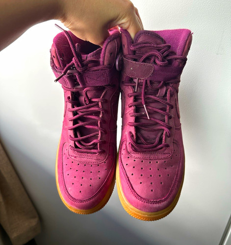 Nike air force mid burgundy - nike, 1