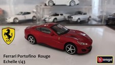 Voiture Miniature Bburago 1/43 – Ferrari Portofino Rouge