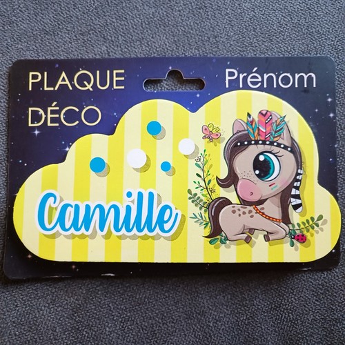 Camille plaque adhésive - plaque,