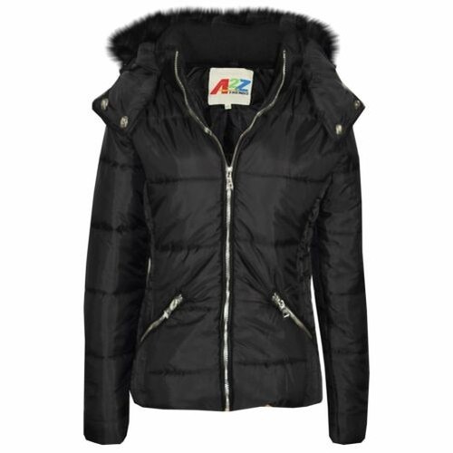 Veste capuche noir - À,