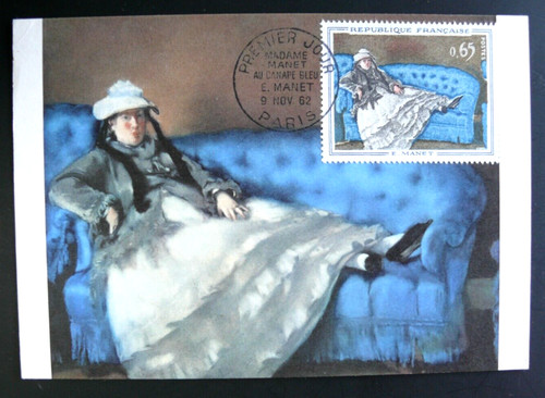 Carte maximum madame manet - madame, au