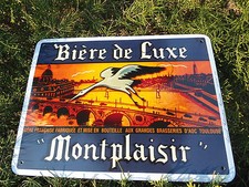 PLAQUE EMAILLEE PUBLICITAIRE