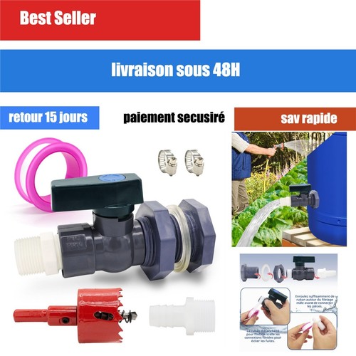 Kit robinet tonneau - , pluie