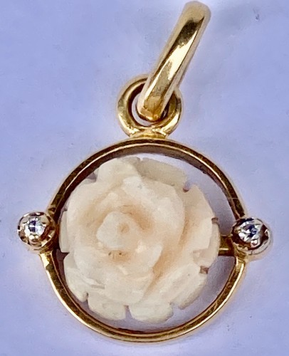 Pendentif carats une - pendentif, or