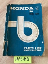 Honda Cyclomoteur PC50 liste catalogue pièce détachée PC 50 édition 1967