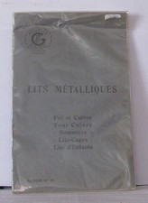 Lits métalliques ; fer et