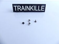 4 BROWN METAL ROUND TAMPONS