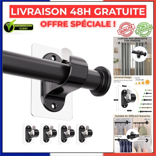 Supports tringle rideaux - supports,