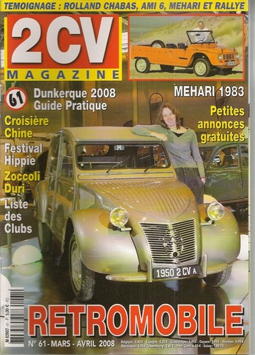 2cv magazine citroen mehari - magazine, 61