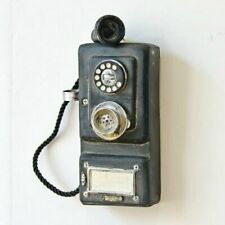 téléphone  rétro vintage décoration mural  d'interieur en résine 