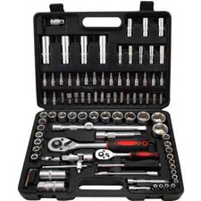 Jeu de clés de verre avec charrues 1/4" et 1/2" 94 pièces