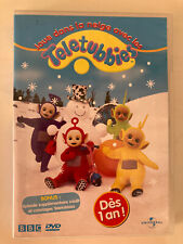 DVD TÉLÉTUBBIES JOUE DANS LA NEIGE AVEC LES TÉLÉTUBBIES +  LE PATIN À GLACE.