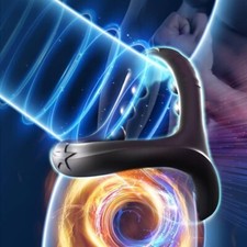 Anneau Pénien Cockring Silicone Homme Gay Retarde Éjaculation Érection Forte