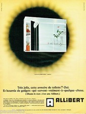 ADVERTISEMENT ADVERTISING 115 1966 ALLIBERT toilet cabinet