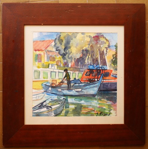 Tableau aquarelle gérard - tableau, de