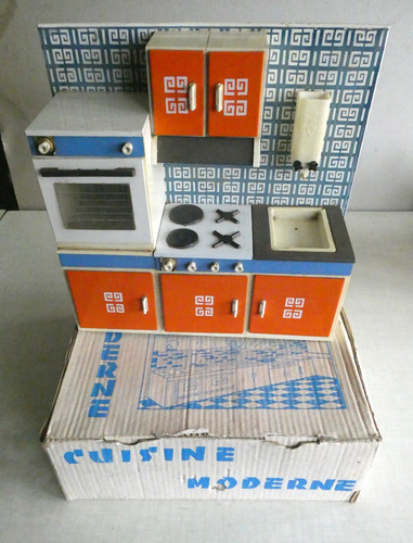 Jouet ancien cuisine tôle - ancien,