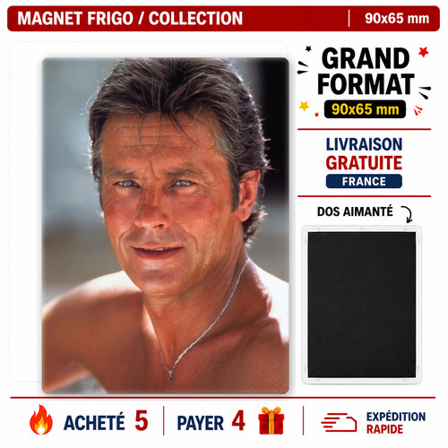 Magnet alain delon - magnet, 90x65