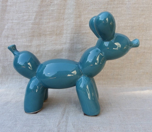 Chien céramique sculpture - cÉramique,